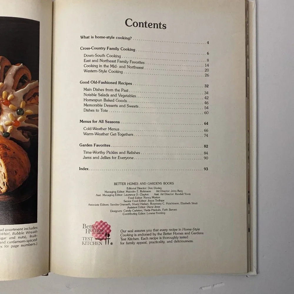 Better Homes and Gardens Cookbook: Home Style Cooking, 1975, 1st Ed, 3rd Print